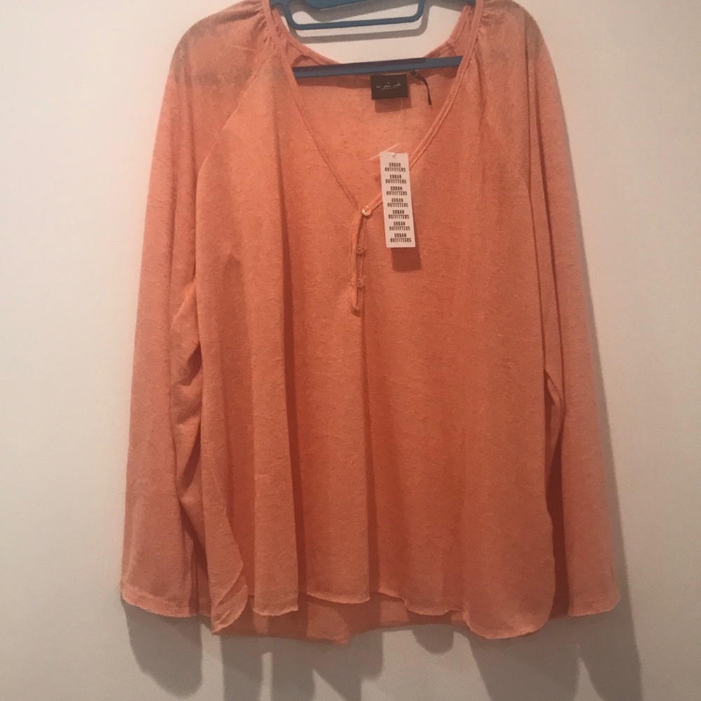 Out from under the Blair’s Henley top